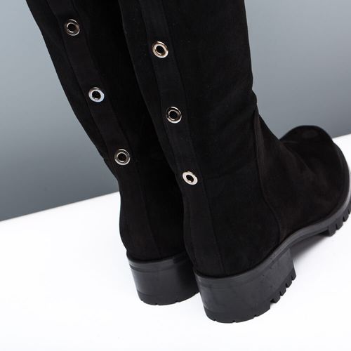 Over the knee boots Isidro Stretch black woman winter Unisa-6