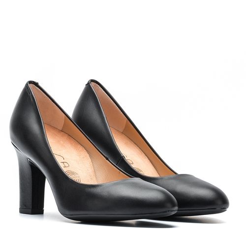 UNISA Special width leather pumps UMISWD_F19_NA black 2