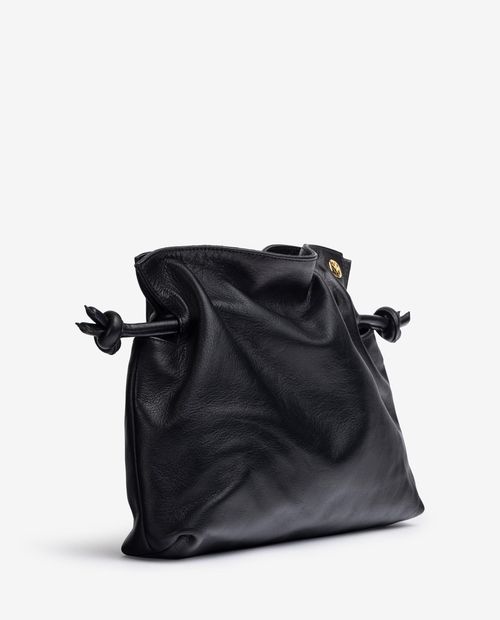 UNISA Small ruffled handbag ZELORA_NT Bronce 2