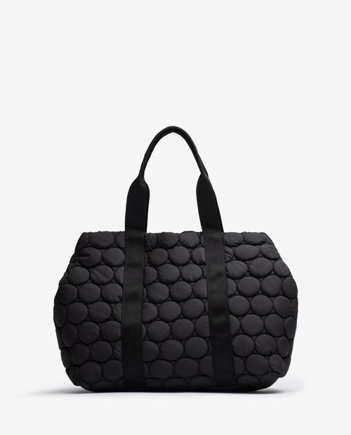 UNISA Fabric handbag with nylon straps ZOWEN_BLES Bronce 2