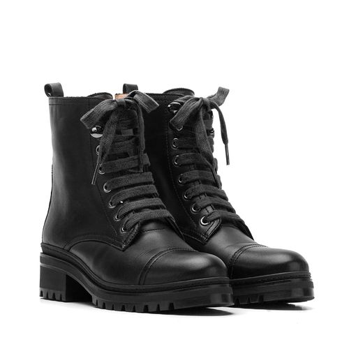 UNISA Laced military booties IBA_CLF black 2