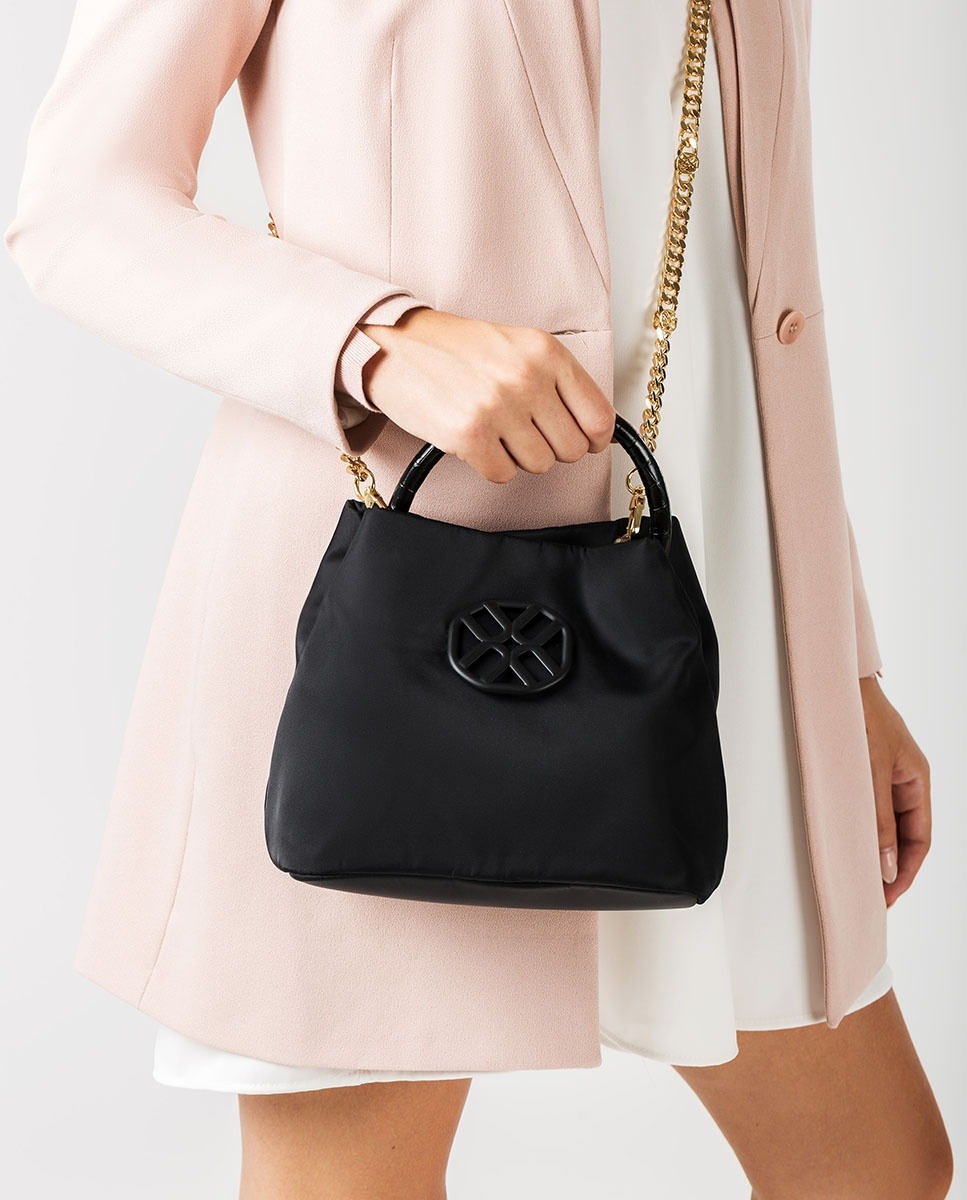 UNISA Handbag with double handle ZDULA_BUS_LAU black 2