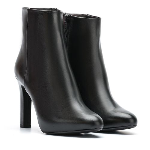 UNISA High heel leather booties  PAULOS_NA black 2