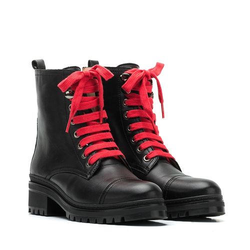 UNISA Laced military booties IBA_CLF black 2