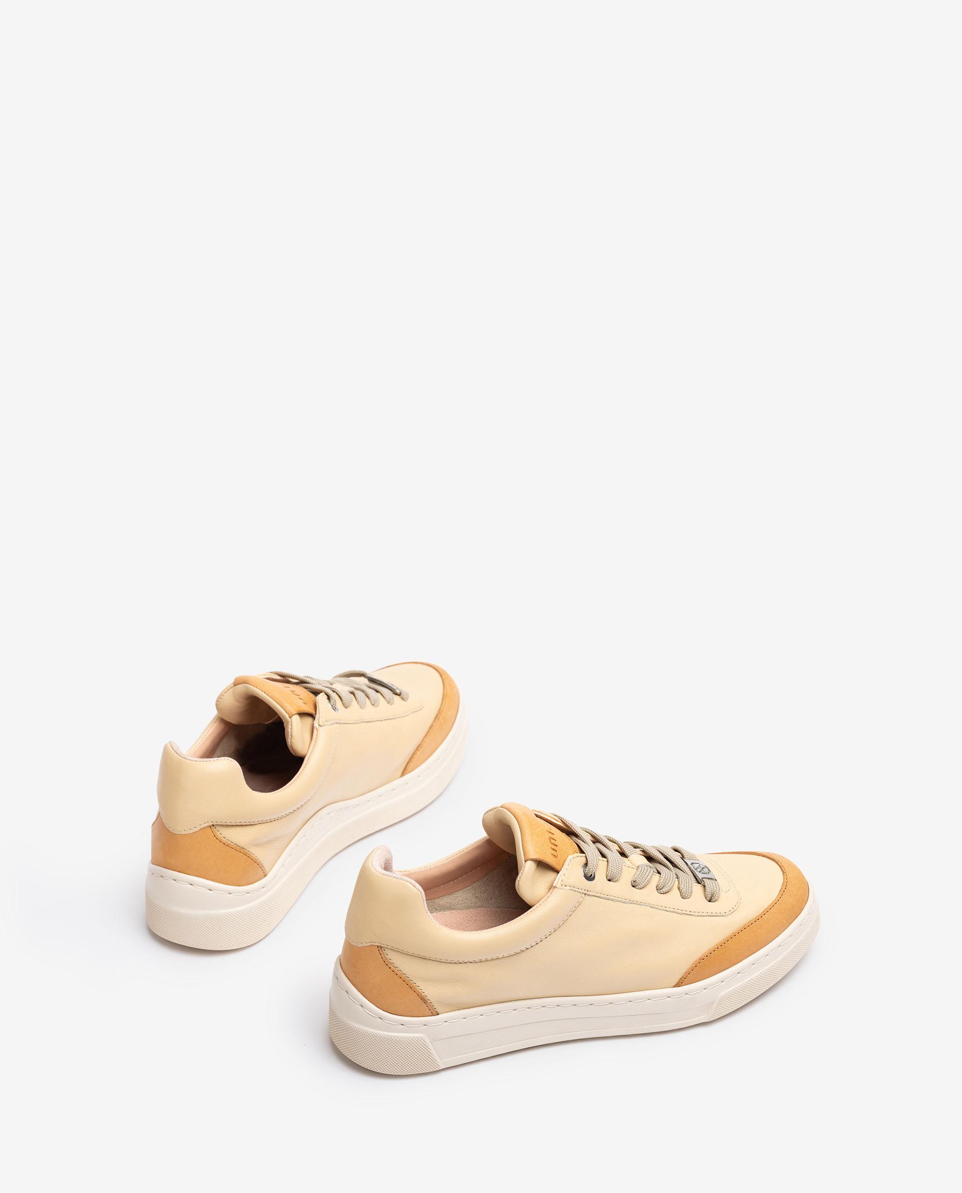 UNISA Sneakers with contrasting toe and heel FABRILE_NF_RAN Bronce 2