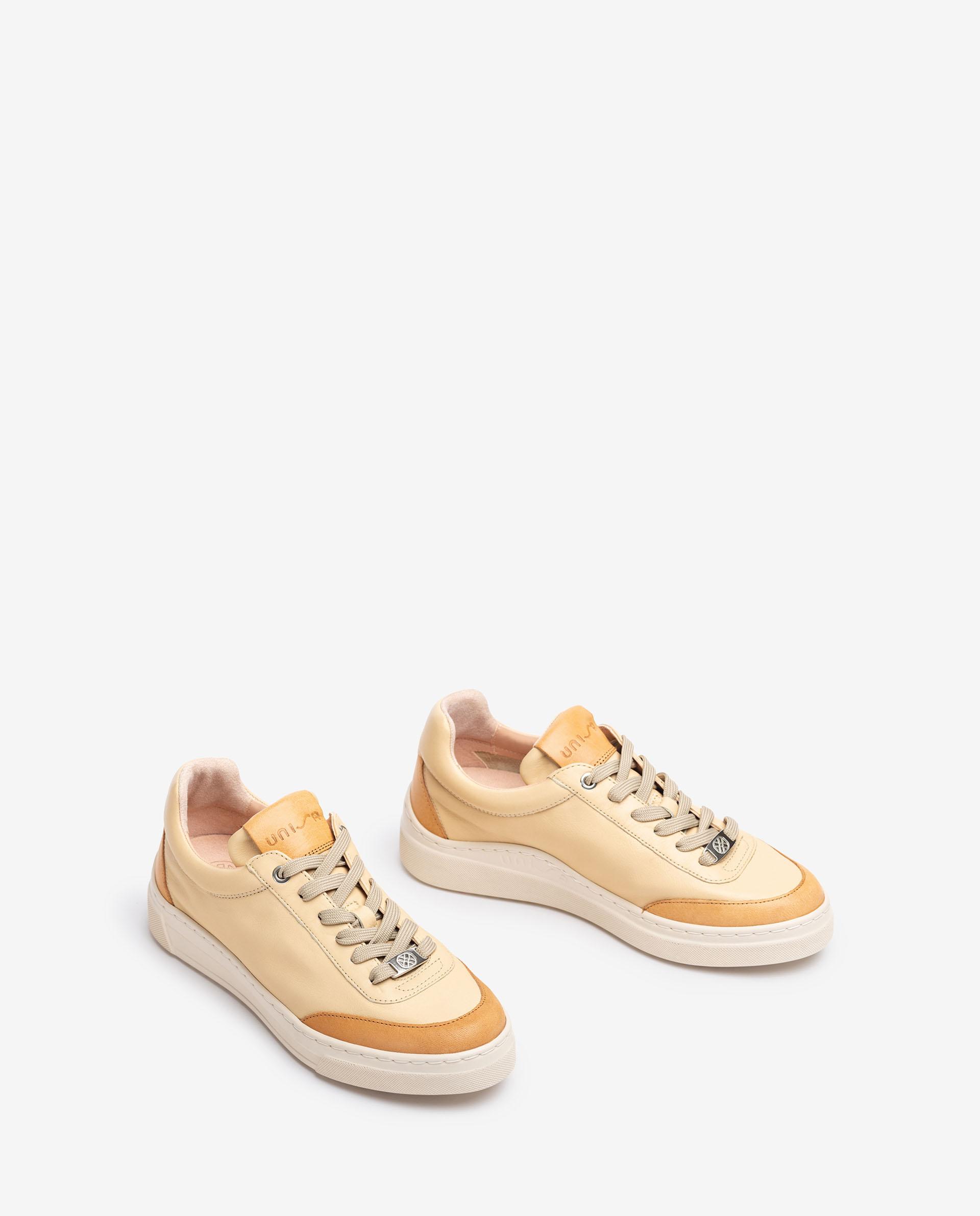 UNISA Sneakers with contrasting toe and heel FABRILE_NF_RAN Bronce 2