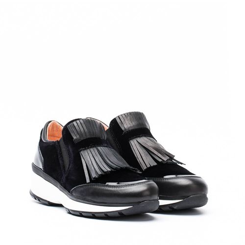 Chaussures de sport Eduar Velvet black hiver femme-3