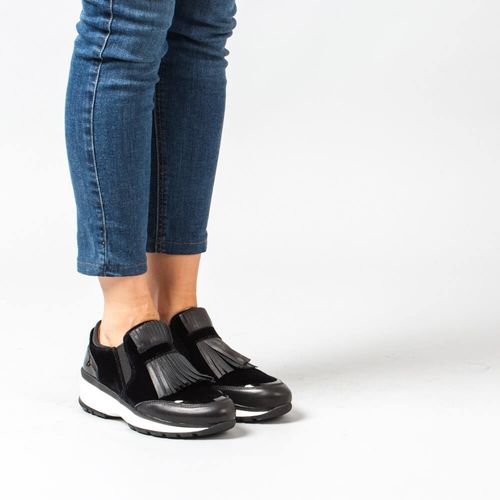 Chaussures de sport Eduar Velvet black hiver femme-9
