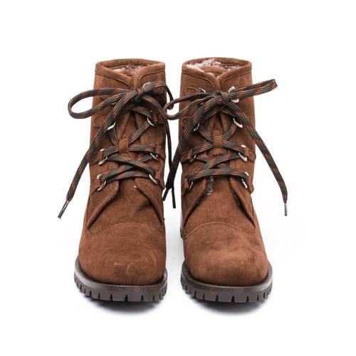 Bottines Imul Kid suede tobaco hiver femme-5