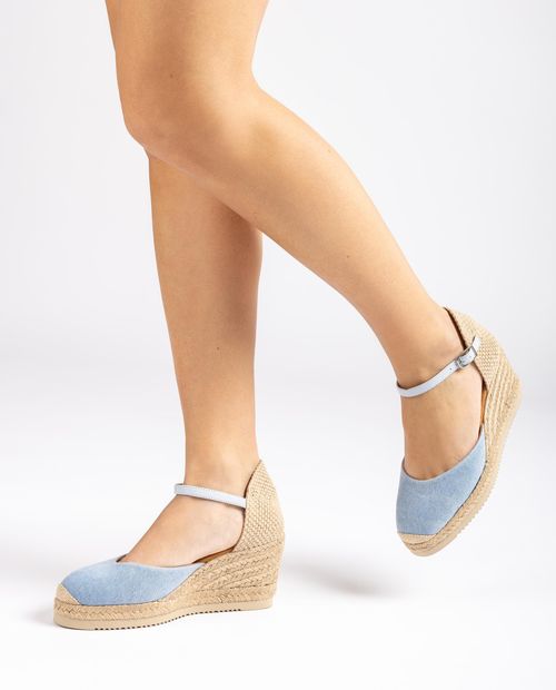 UNISA Espadrillas ankle Strap in Ecolino CACERES_24_ECL Bronce 7