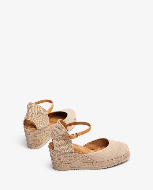 UNISA Espadrillas ankle Strap in Ecolino CACERES_24_ECL Bronce 7