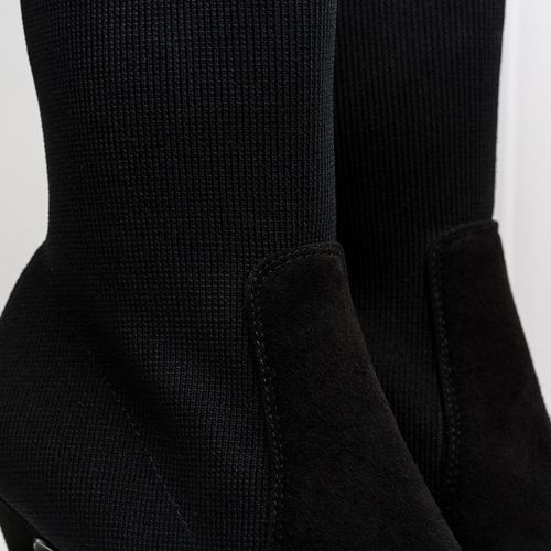 UNISA Laarsjes, type sock boots, hoge hak TAICHI_KS black 4