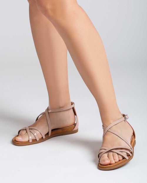 UNISA Platte sandalen in lakleder CARCER_PA 4