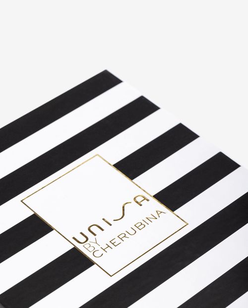 Unisa Unisa by Cherubina | Sandalen met hak en feestschoenen SELIM_KS_MER black/gold