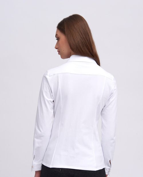 UNISA Camisa de algodão orgânico R_BUDAPEST Bronce 6