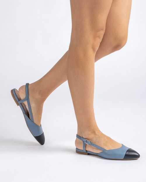 Unisa Sapato slingback ASLEY_NS JEANS/BLK