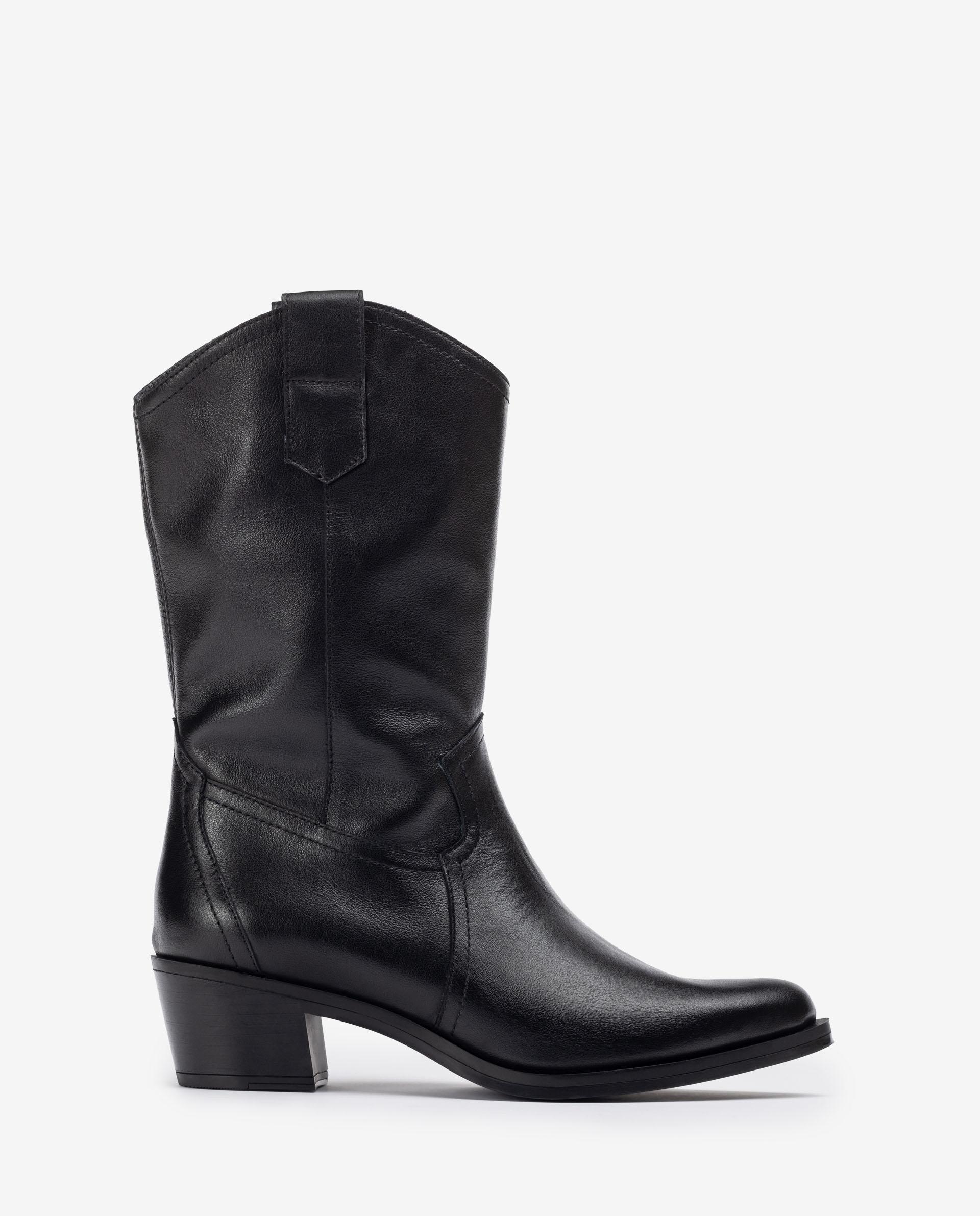 Cowboy style leather boot GUNNA_LIV | Unisa®