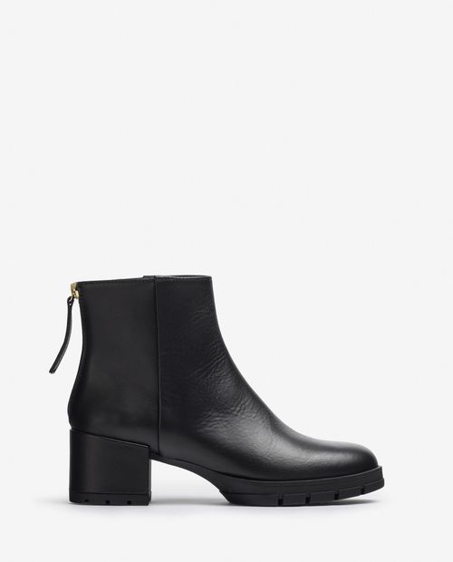 Leather ankle boots with a zip JAICO_F22_NF | Unisa®