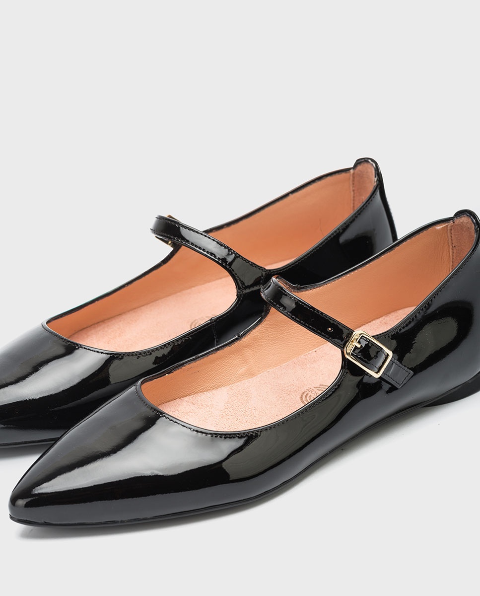 Flat patent leather Mary Jane Shoes 