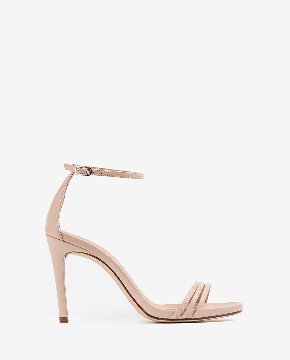 Light pink straps heel sandals YADIN_NA 
